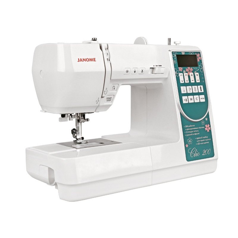 Компьютерная швейная машина Janome Clio 200